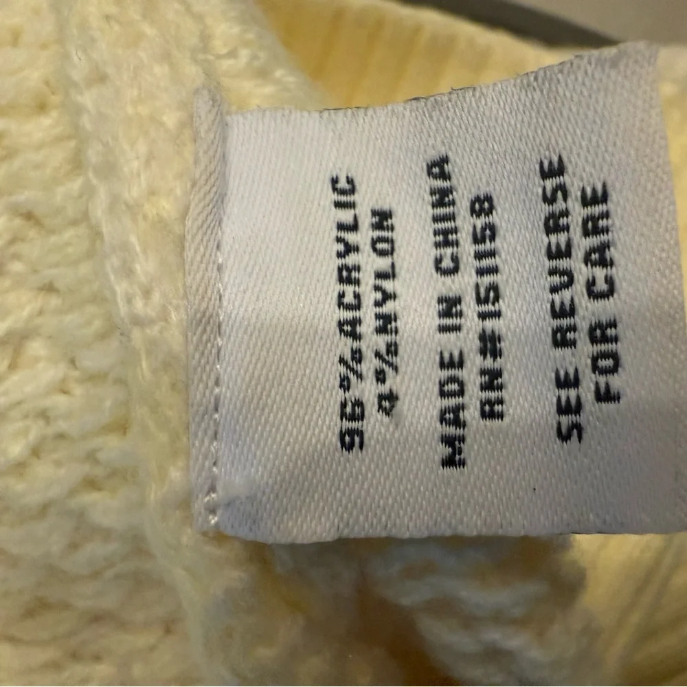 525 America NWOT Striped Yellow Sweater - Picture 5 of 5